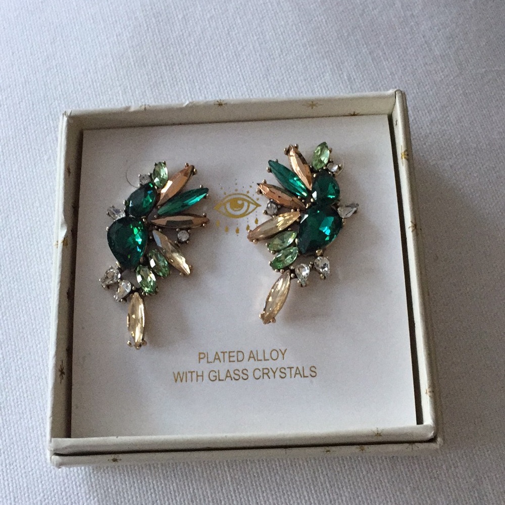 Plated alloy with glass crystals 🌷🌷🌷